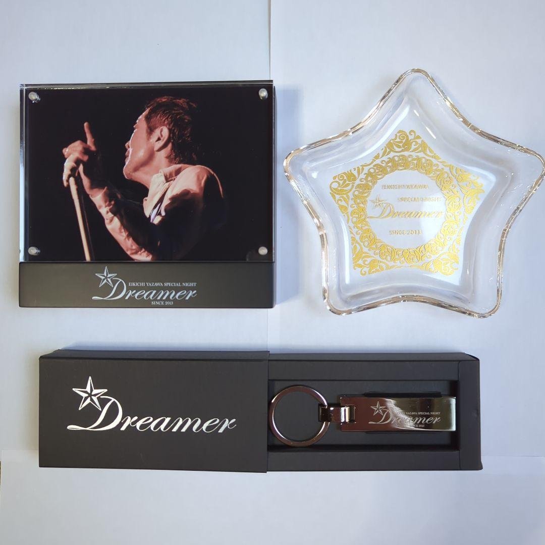矢沢永吉さん　Dreamer３品 フォトスタンド　　　　小皿　キ−ホルダ−