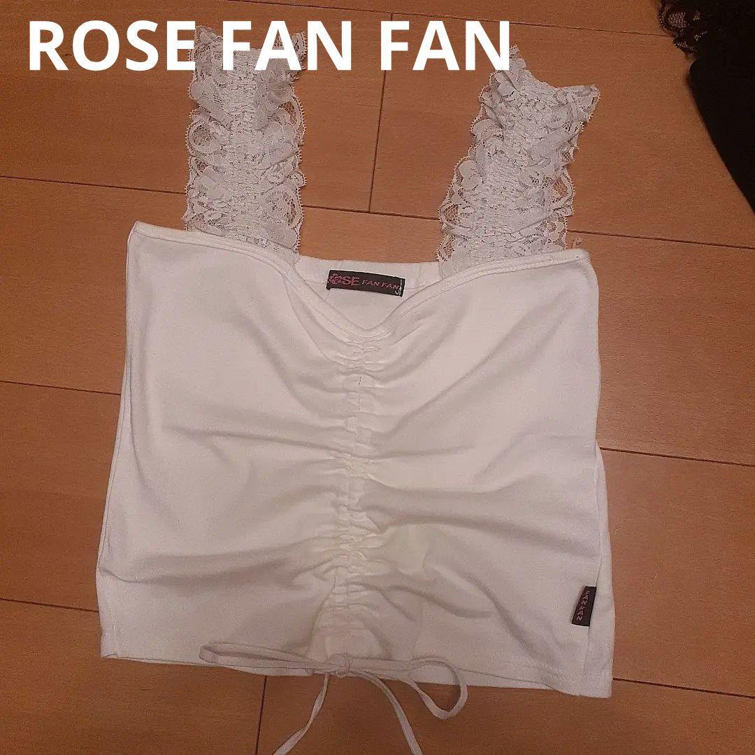 セール‼️新品❗ROSE FAN FAN ホワイトキャミソール S