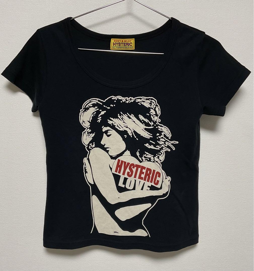 トレンド　　HYSTERIC LOVE 　チビTシャツ　ショート丈　Y2K