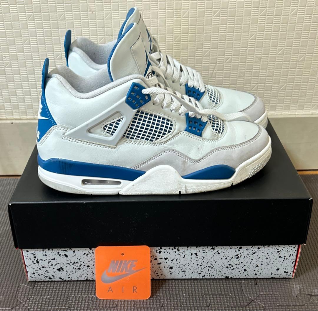 AIRJORDANエアジョーダン4インダストリアルブルー　27cm