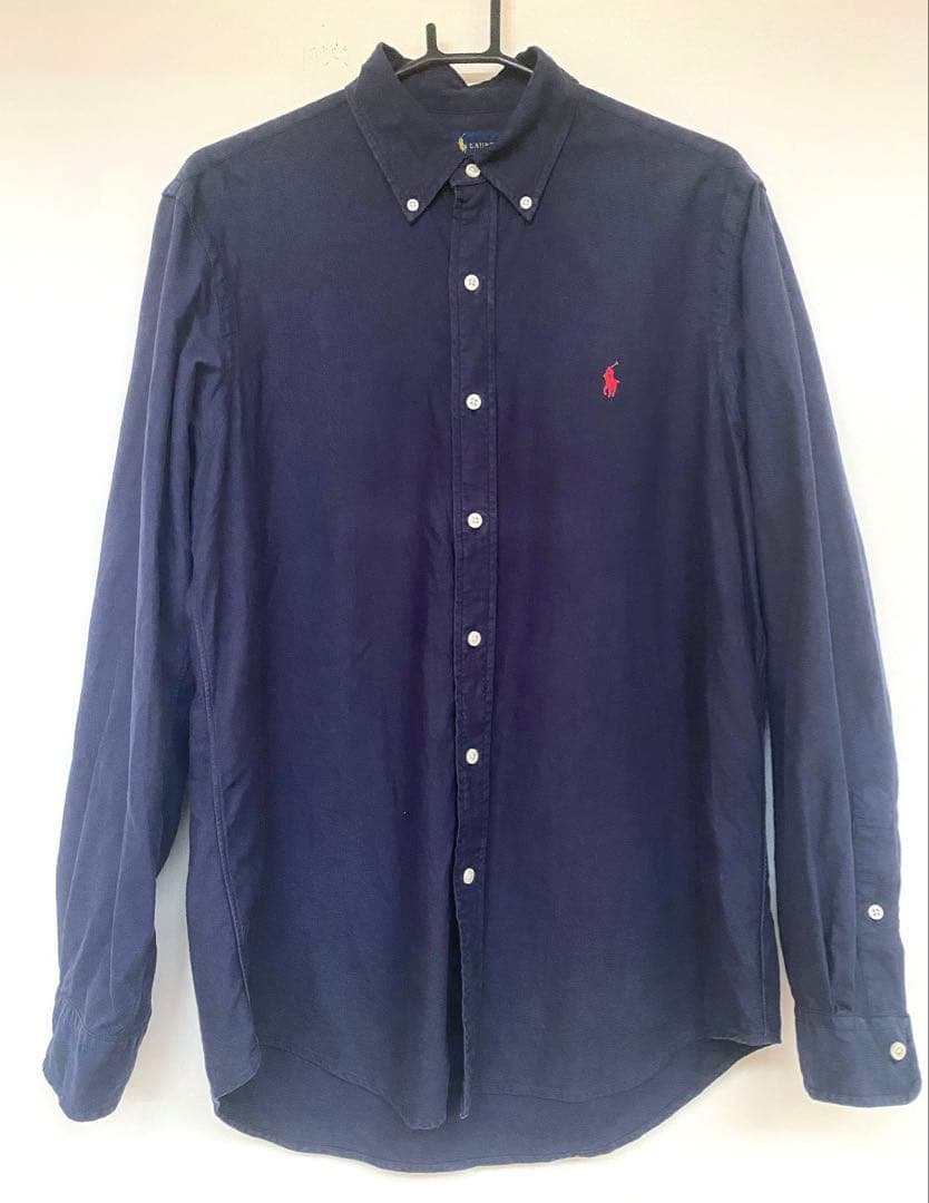 23FW ラルフローレン ガーメントダイド オックスフォード シャツ ネイビー