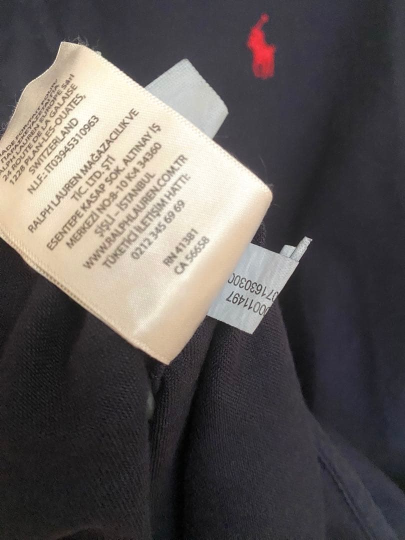 23FW ラルフローレン ガーメントダイド オックスフォード シャツ ネイビー