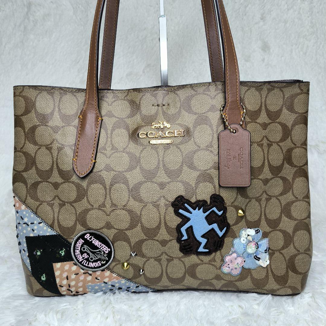 COACH コーチ　キースヘリング コラボ　トートバック　F48722 COACH コーチ キースヘリング コラボ トートバック F48722