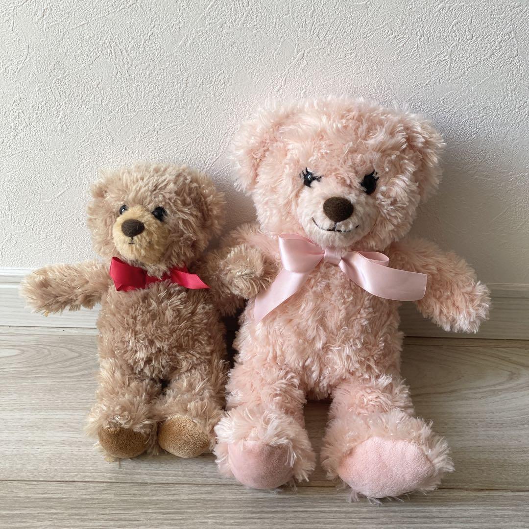 【人気沸騰】 DAISO テディベア】ダイソー ぬいぐるみ 2体セット くま 人形 ぬいぐるみ
