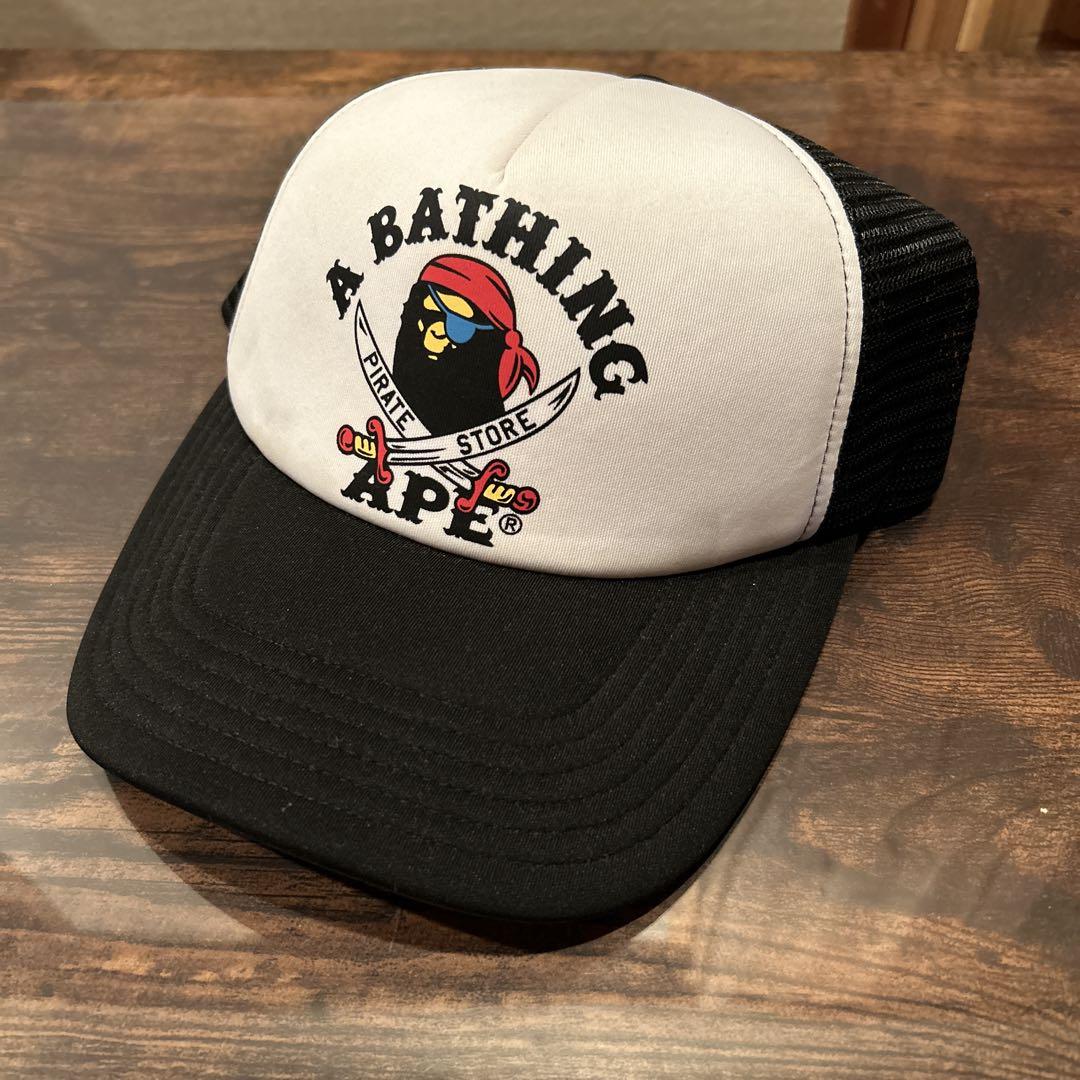 A BATHING APE メッシュキャップ