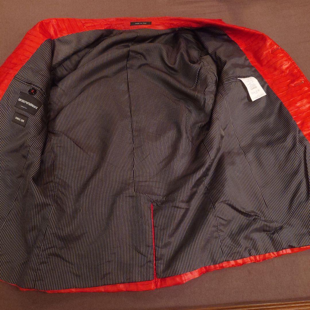 EMPORIOARMANIエンポリオアルマーニ赤いテーラードジャケット EMPORIOARMANIエンポリオアルマーニ赤いテーラードジャケット