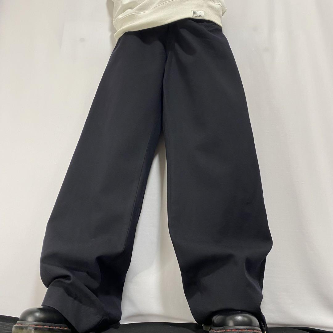 US NAVY ウール セーラーパンツ  フレアパンツ  ベルボトム 黒 W33