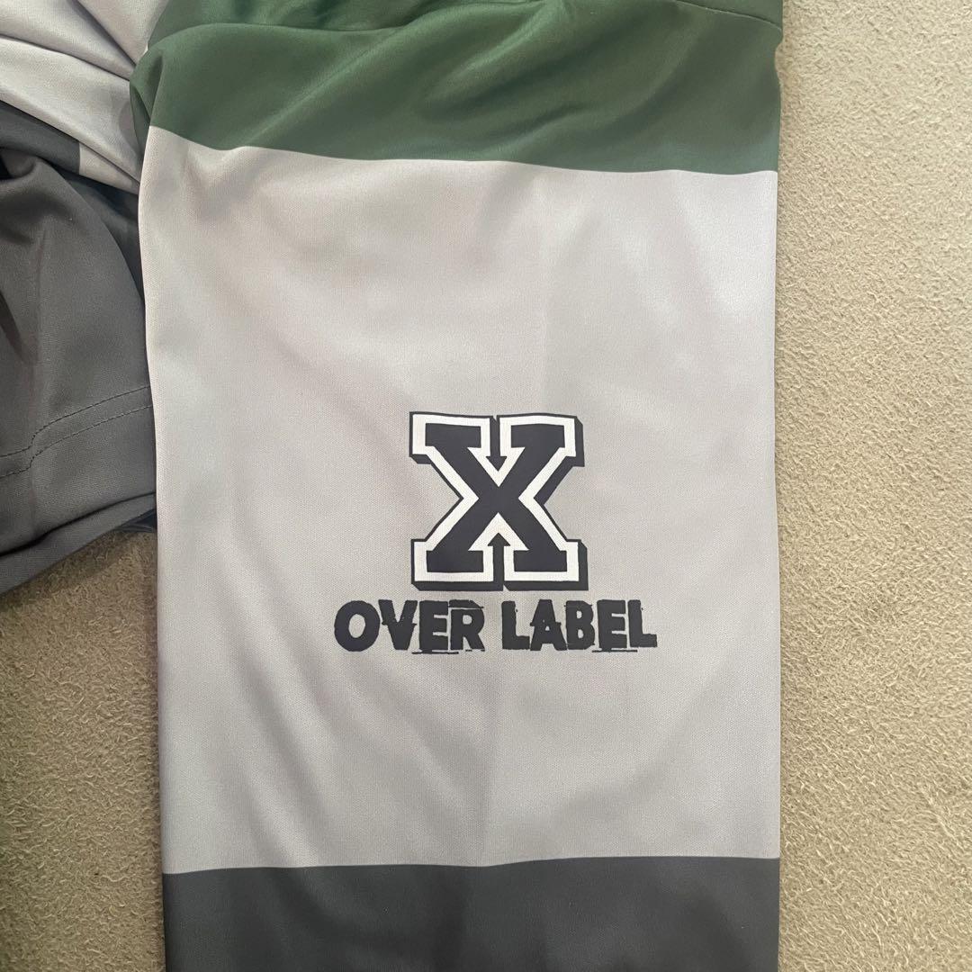DCXドライロングスリーブTシャツ　グリーン/グレー