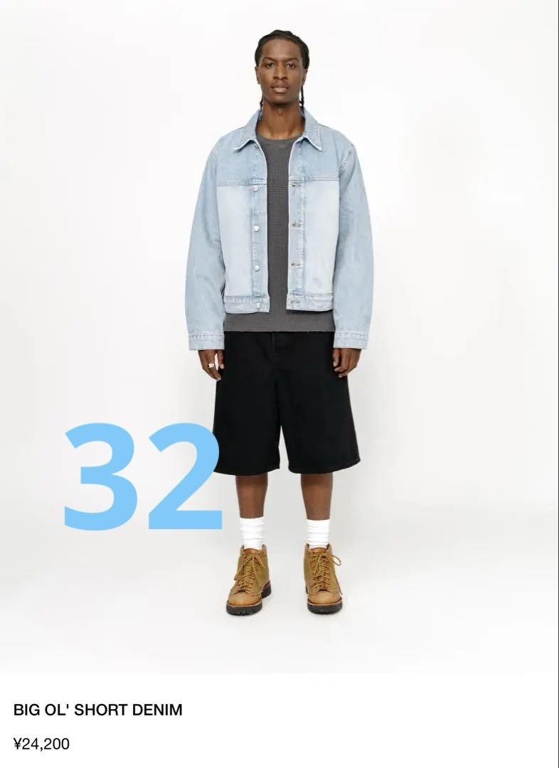 Stussy BIG OL' SHORT BLACK 32