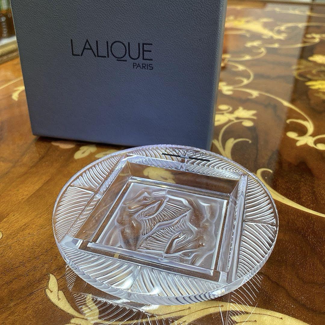 ラリック 灰皿 裸婦 プレート Lalique