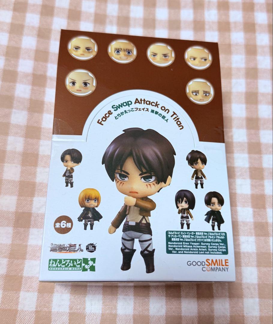 ねんどろいど とりかえっこフェイス　全６種　 進撃の巨人　新品未開封