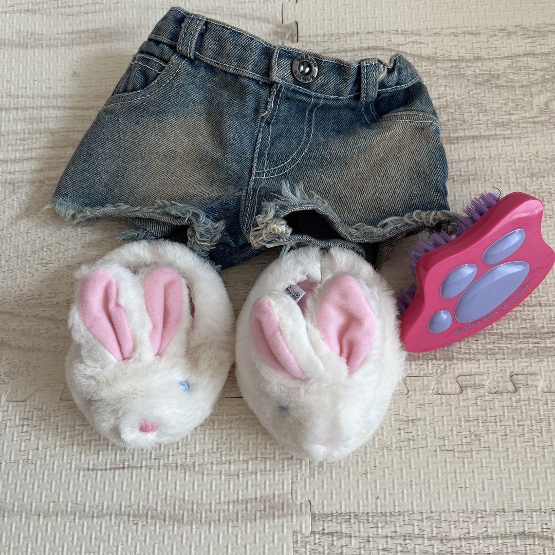 ビルドアベア コスチューム うさぎの靴 ズボン ぬいぐるみお