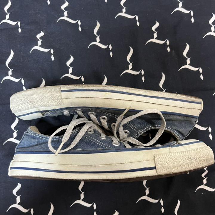 USA製　converse コンバース　オールスター　スニーカー　古着　ネイビー