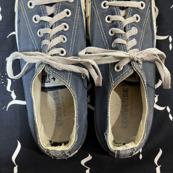 USA製　converse コンバース　オールスター　スニーカー　古着　ネイビー