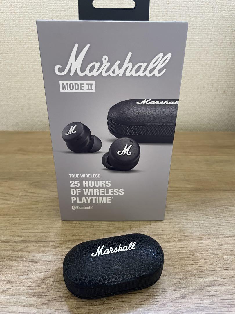 【専用】Marshall Mode II ブラック Bluetoothイヤフォン MARSHALL ( マーシャル ) Mode II Black 完全ワイヤレスイヤホン