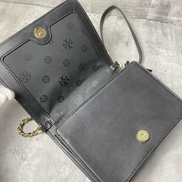 得価正規店 極美品 トリーバーチ キラ ショルダーバッグ レザー 黒 キルティング UMmNZ-m73520622563 超激安新品
