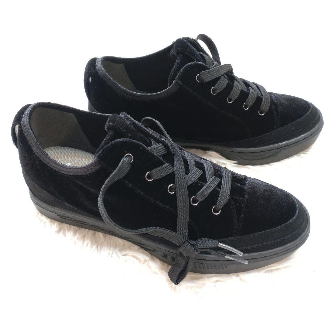 新品】fitfit フィットフィット ベロア スニーカー 23