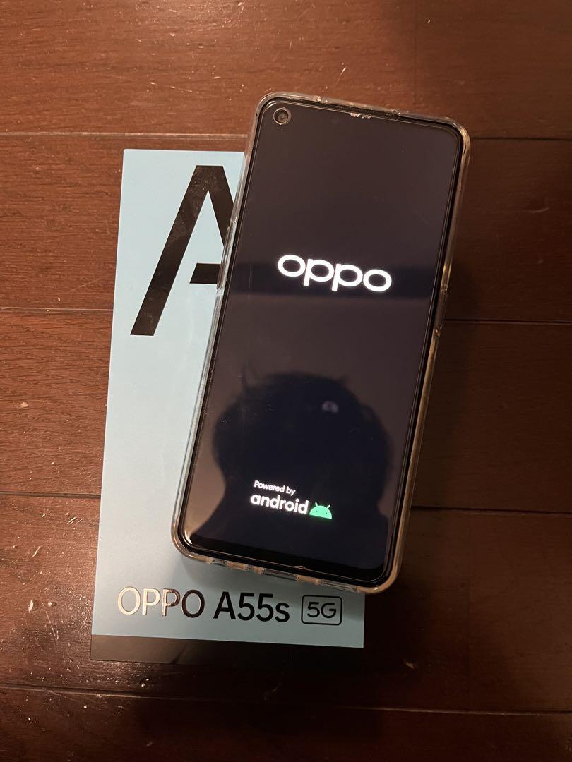 保証書付】 【お値引きSIMフリー版】OPPO A55s 5G ブラック