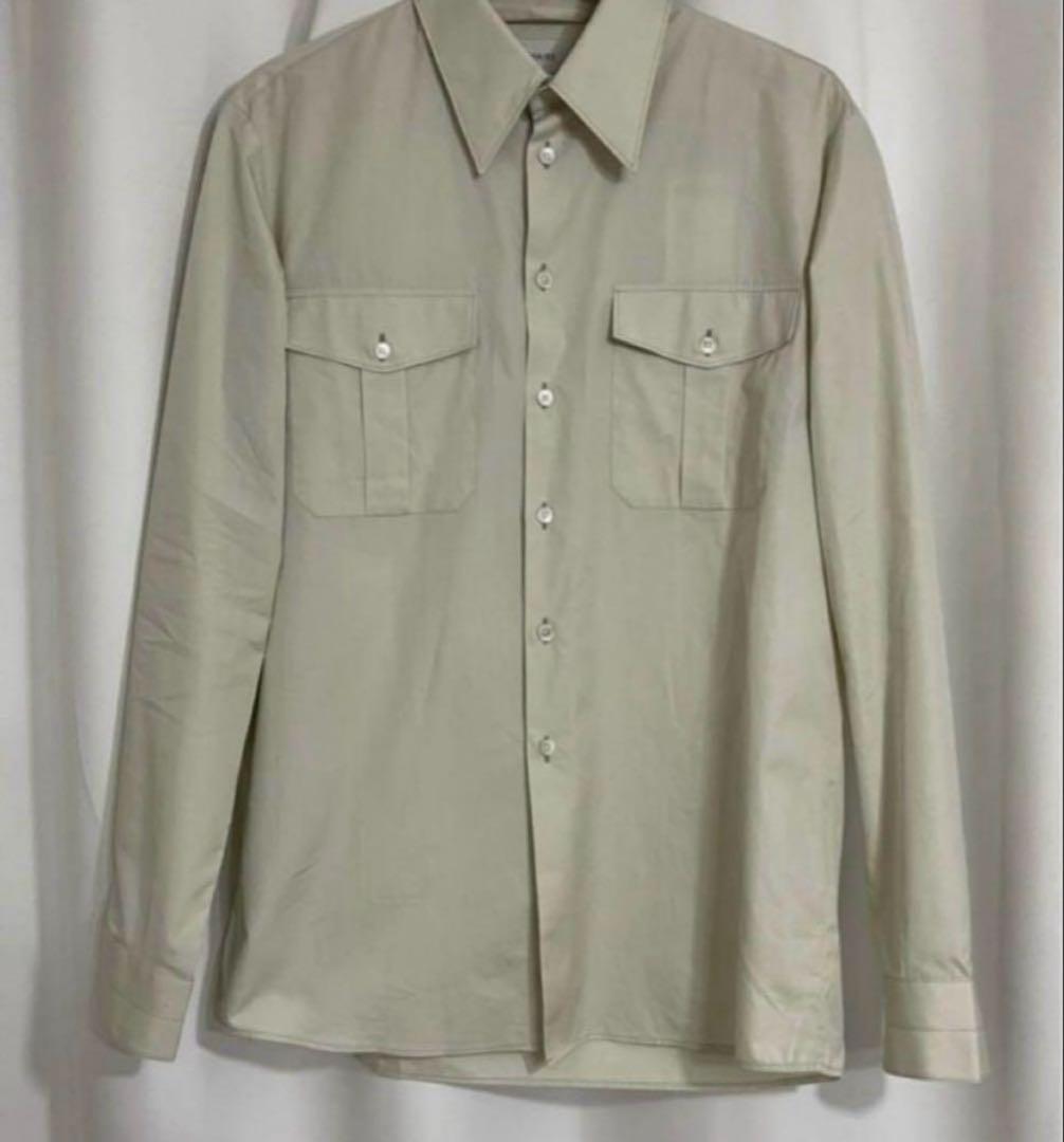 LEMAIRE 長袖シャツ　ルメール　ミリタリーシャツ　セージ