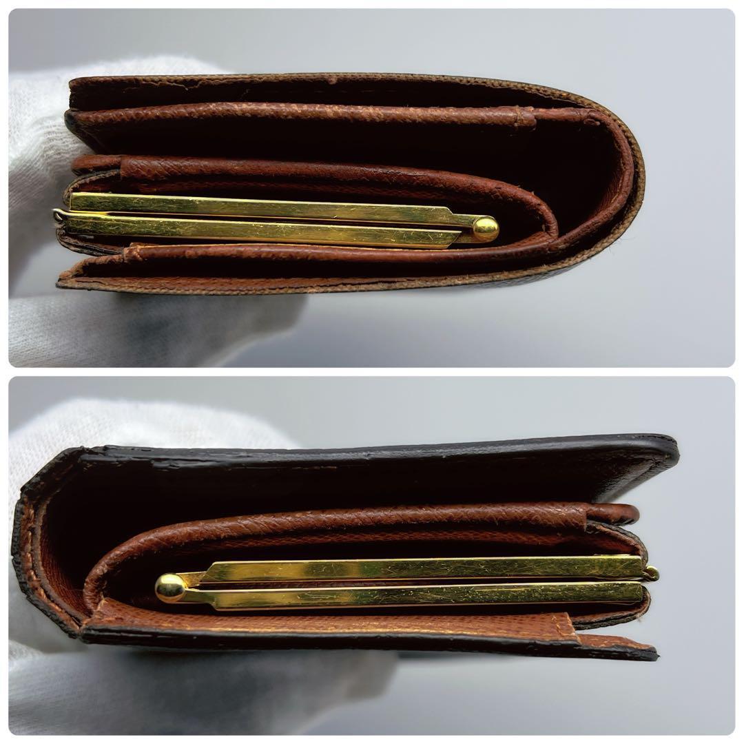 正規品 ルイヴィトン ヴィエノワ モノグラム がま口 二つ折り財布 CA0015 正規品 ルイヴィトン ヴィエノワ モノグラム がま口 二つ折り