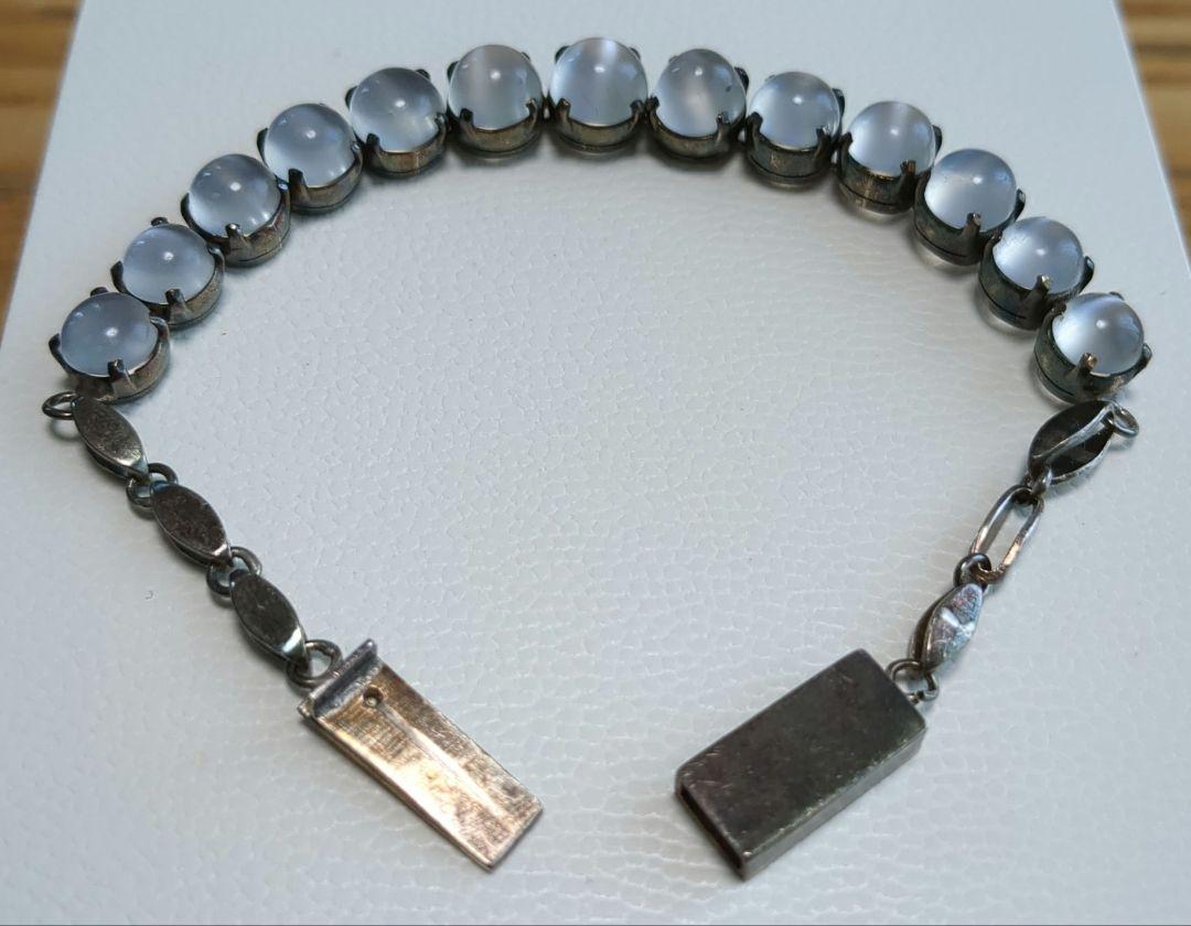 お歳暮 のし アンティーク キャッツアイ ムーンストーン ブレスレット アクセサリー