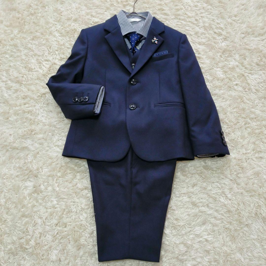 【美品】男子フォーマルスーツ　七五三　発表会　入学式　3ピース　110cm