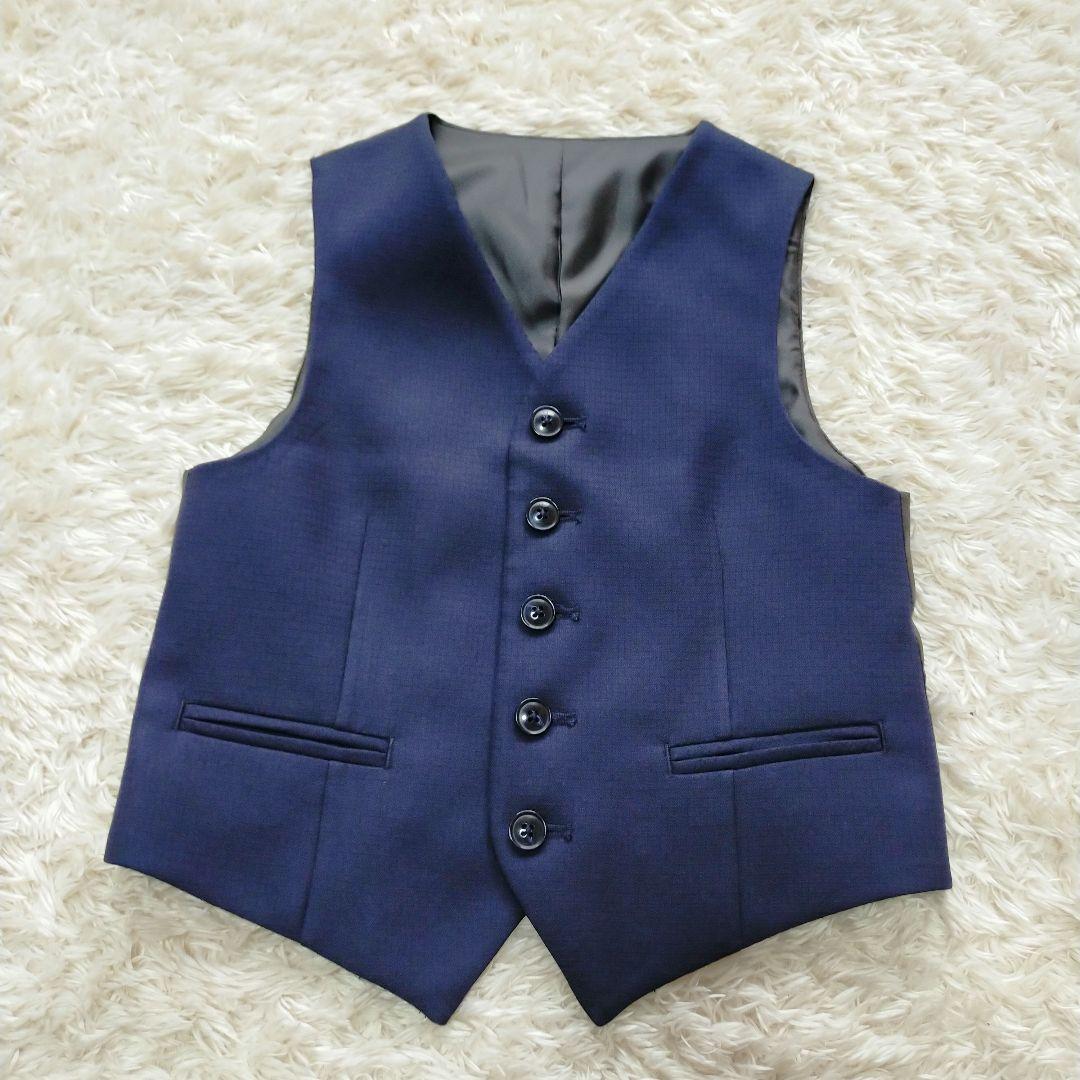 【美品】男子フォーマルスーツ　七五三　発表会　入学式　3ピース　110cm