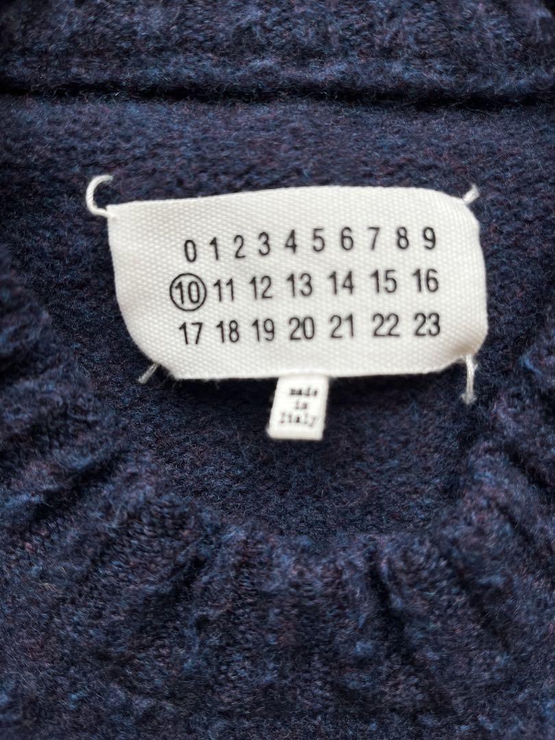 19AW Maison Margiela ピリング加工デストロイニット