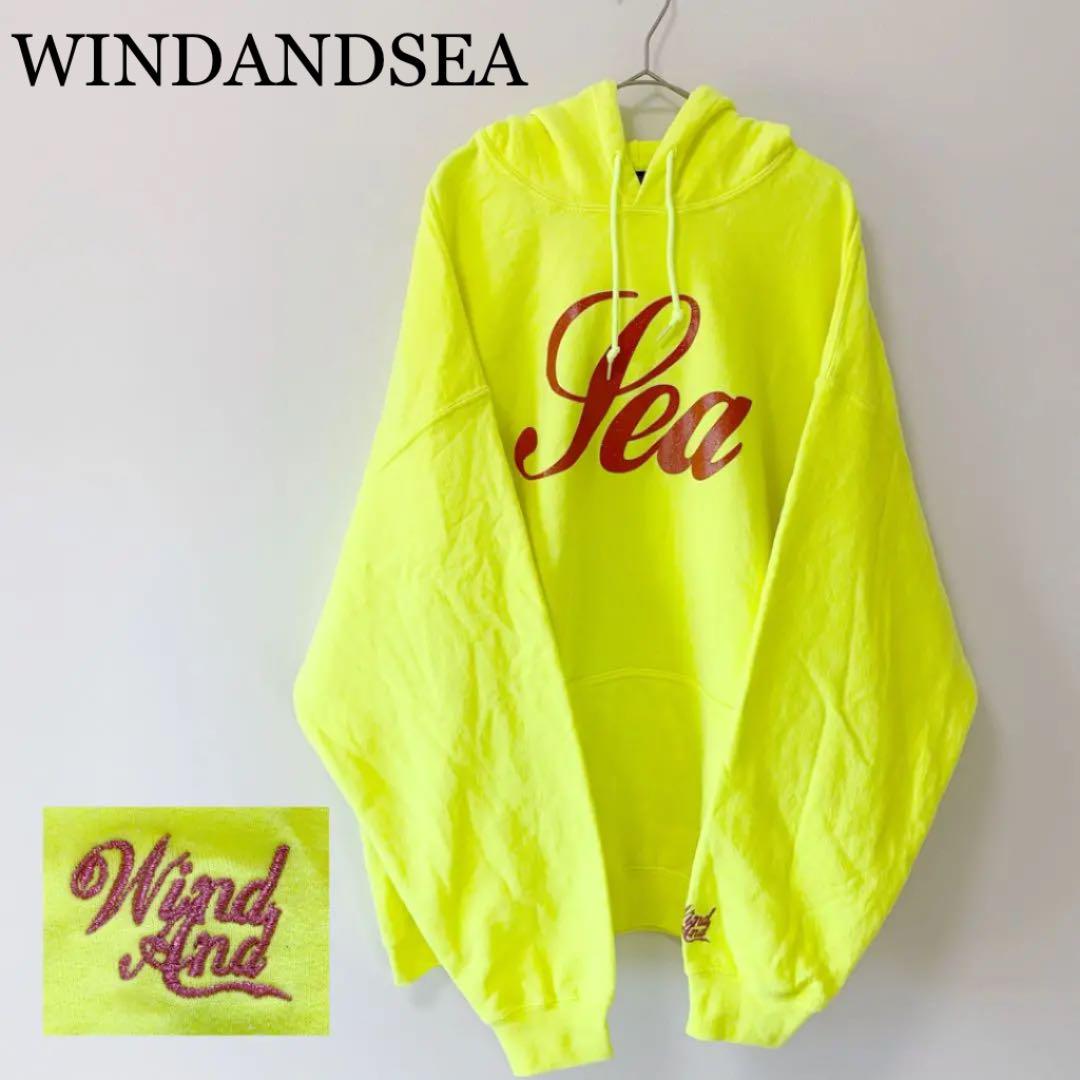【即完売品】WINDANDSEA ラメ ネオンパーカー 平野紫耀着用