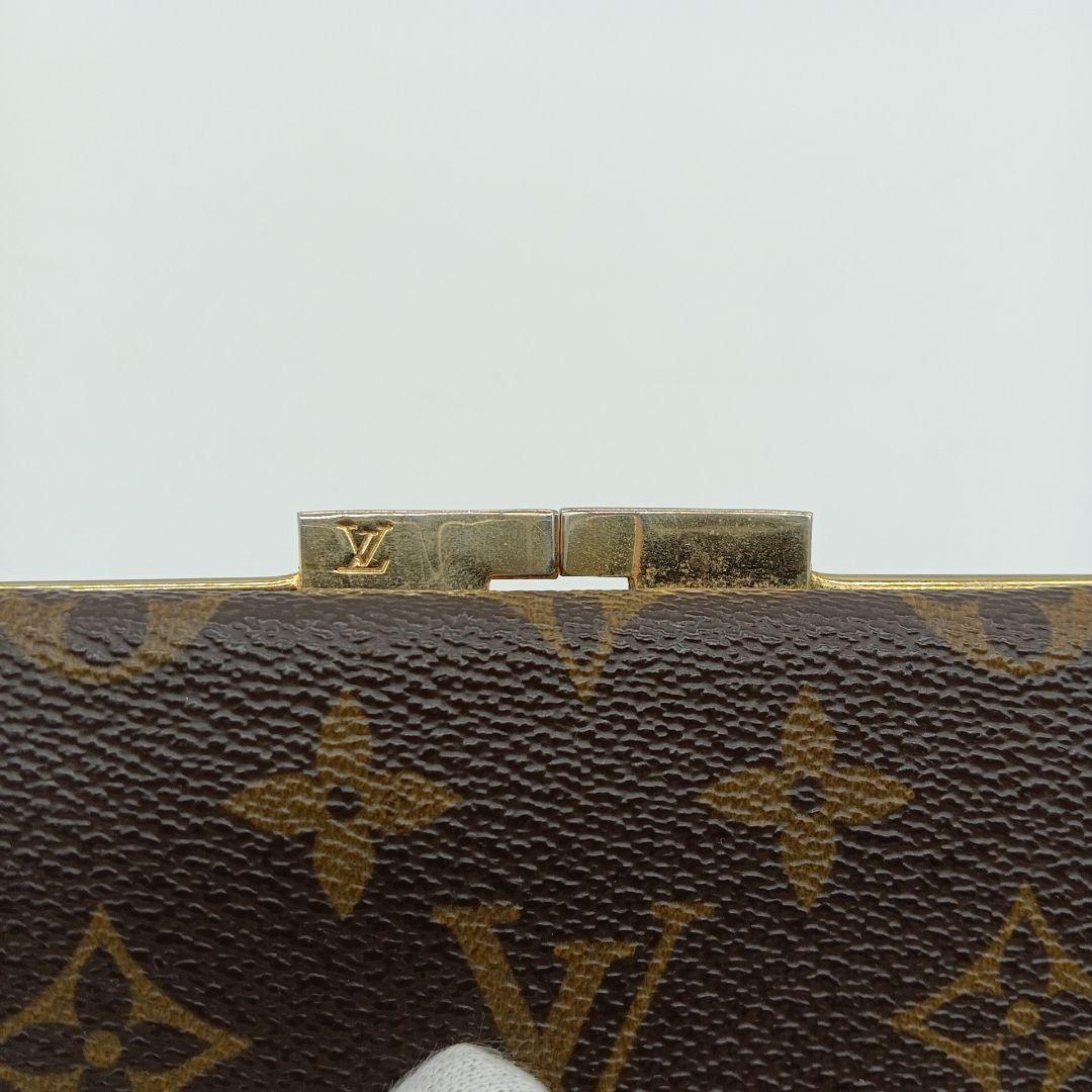 2-2290 LOUISVUITTON モノグラム 財布 がま口