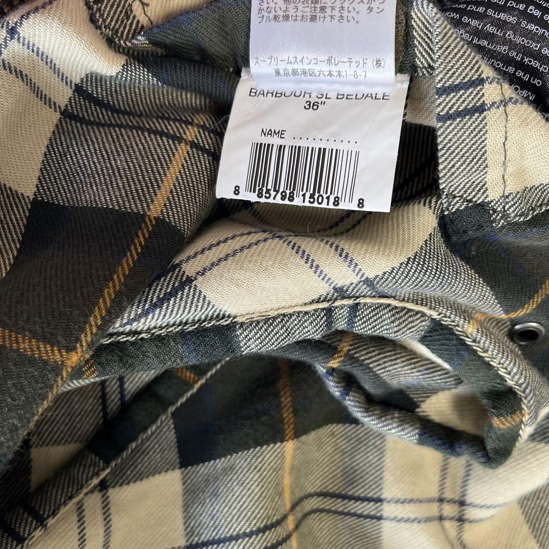 Barbour モッズコート オリーブグリーン