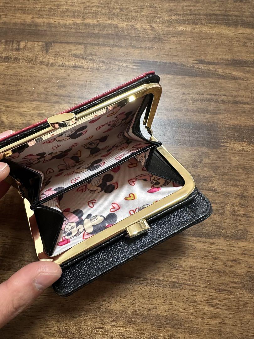 ミッキーマウス」＆「ミニーマウス」コレクション 口金折財布
