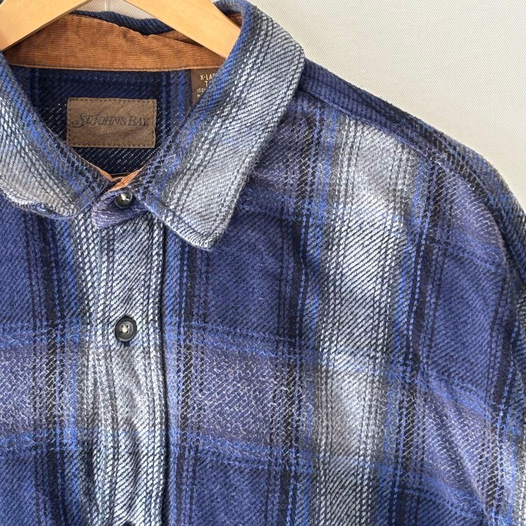 ST. JOHN'S BAY 90's ネルシャツ ダブルポケット アメカジ