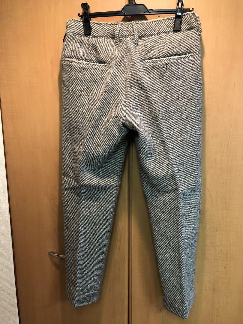 ツィードカットオフパンツ