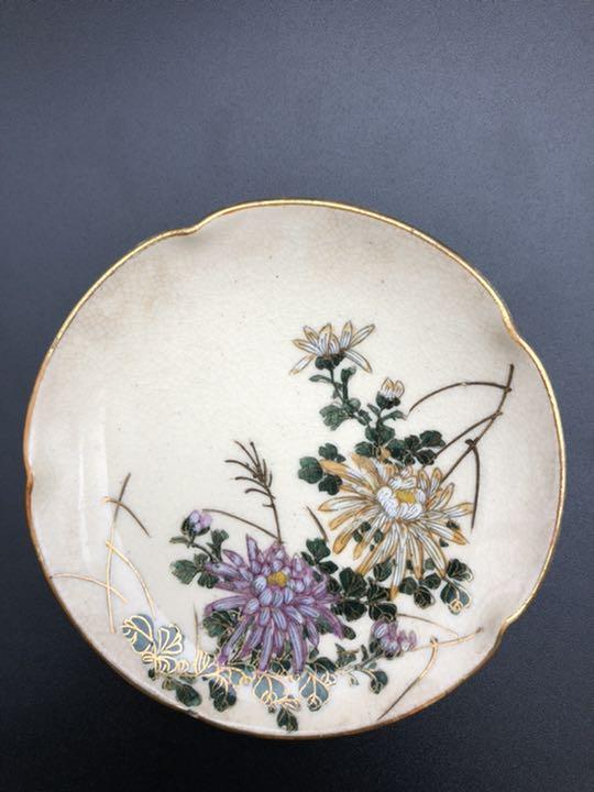 古九谷焼  明治時代　古九谷  色絵  章山  時代品  アンティーク　超美品 古九谷焼 明治時代 古九谷 色絵 章山 時代品 アンティーク 超美品