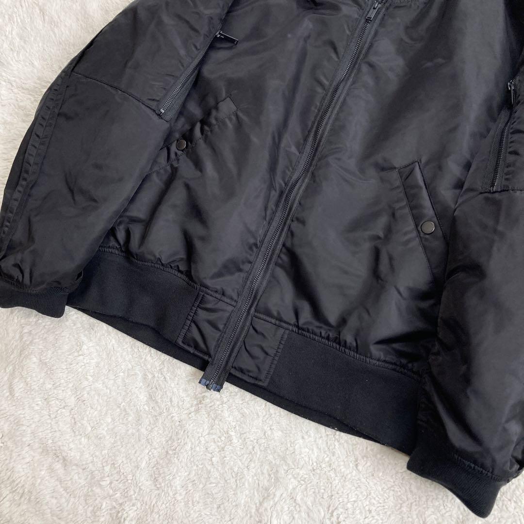 【極美品・完売・サイズL】GU×UNDERCOVER　ma-1ジャケット　黒