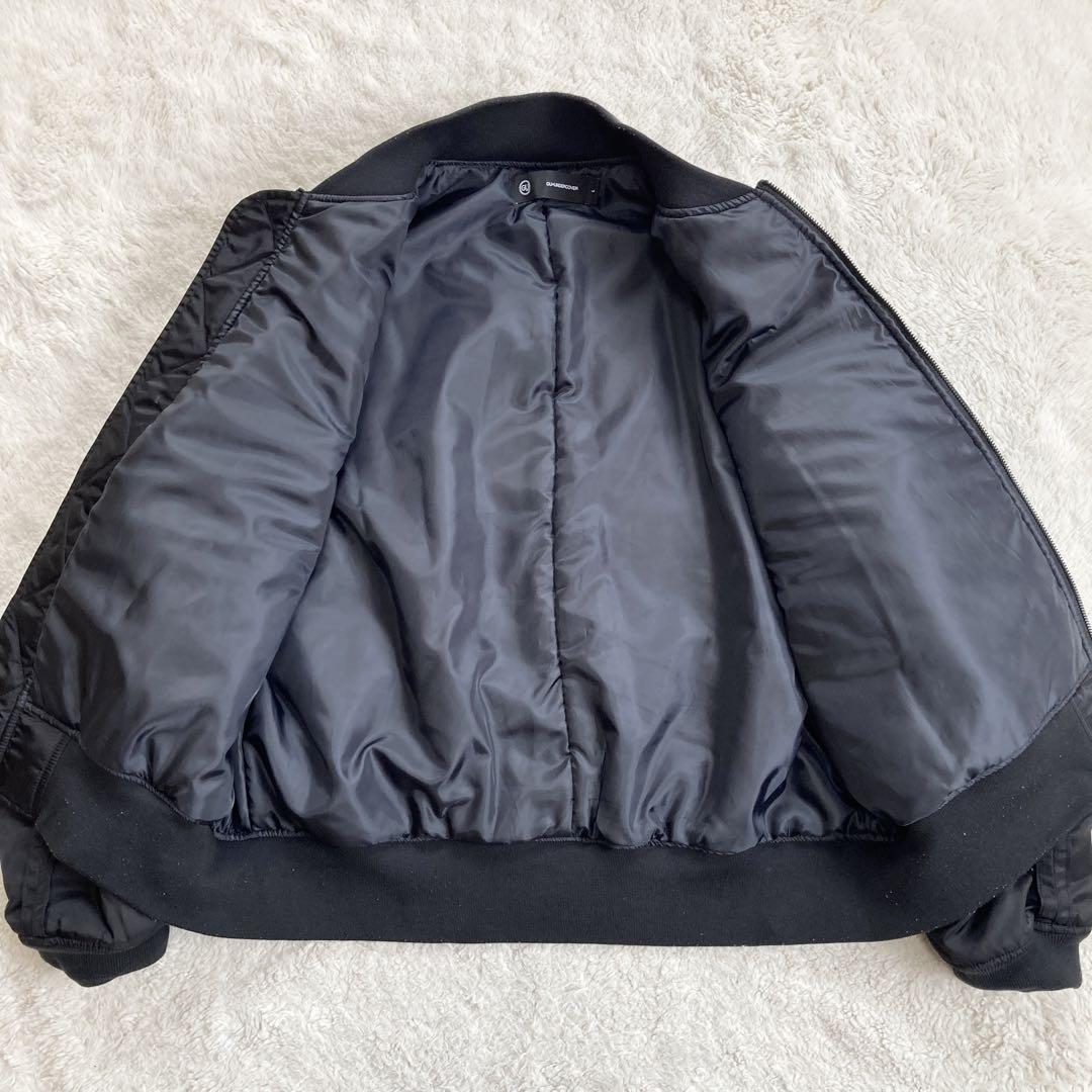 【極美品・完売・サイズL】GU×UNDERCOVER　ma-1ジャケット　黒