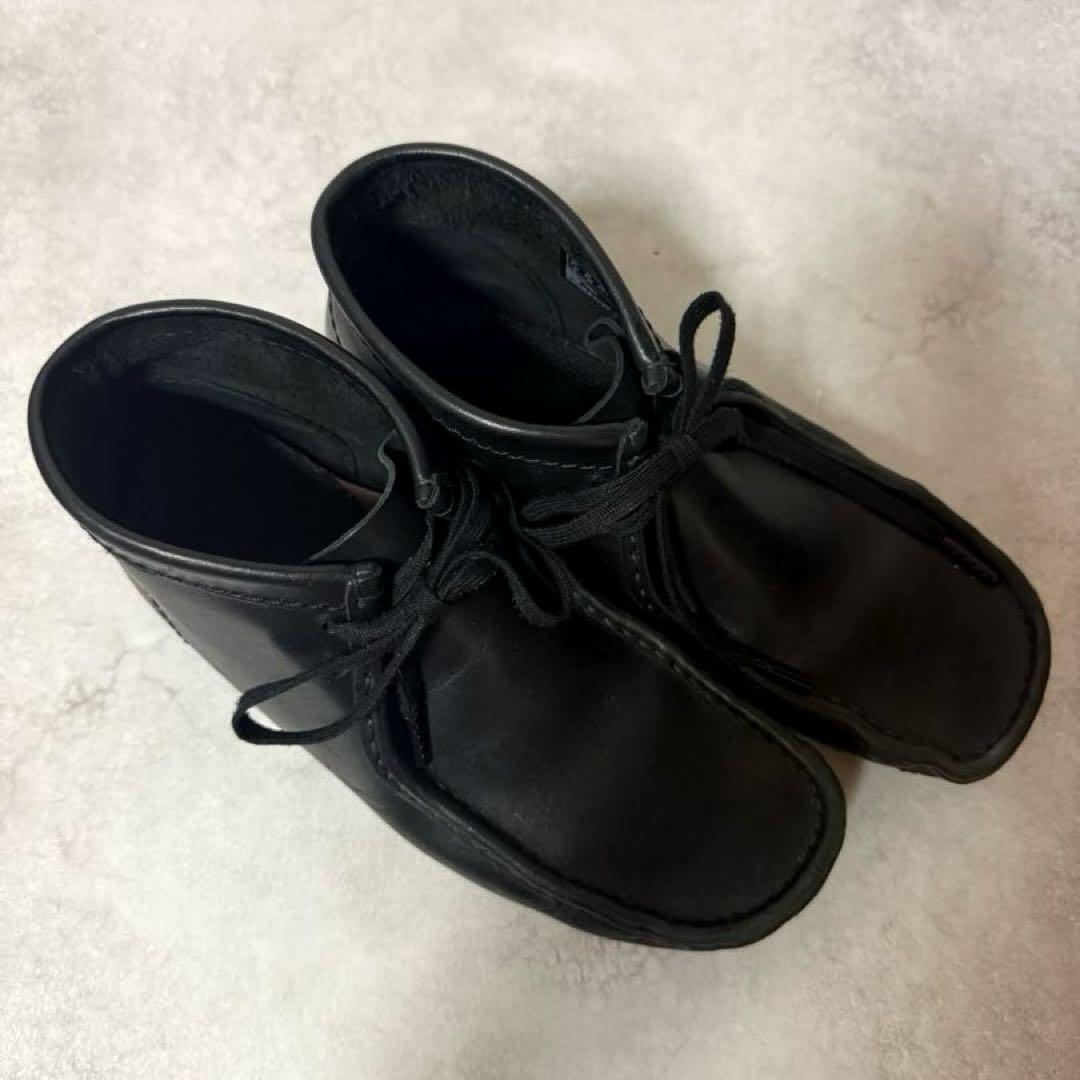 【美品】Clarks クラークス ワラビー ブラックレザー