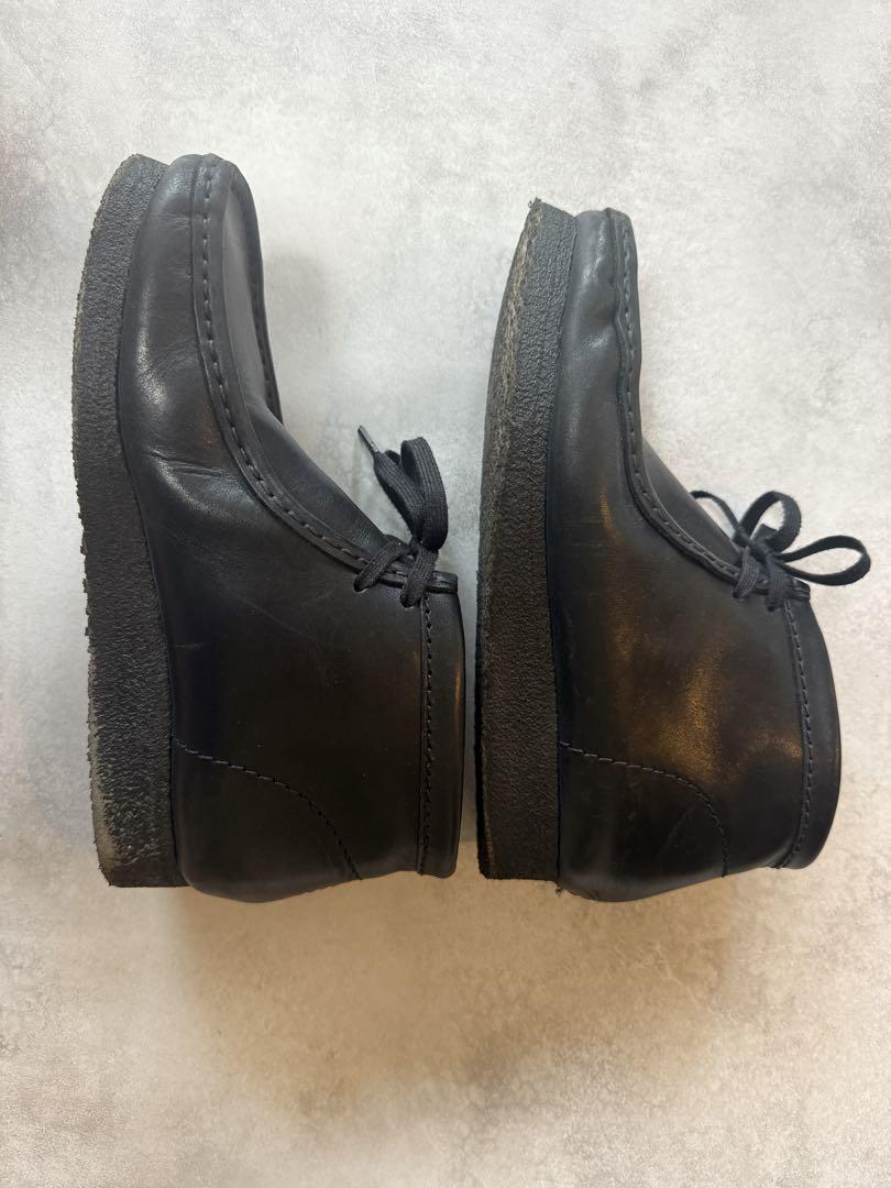 【美品】Clarks クラークス ワラビー ブラックレザー
