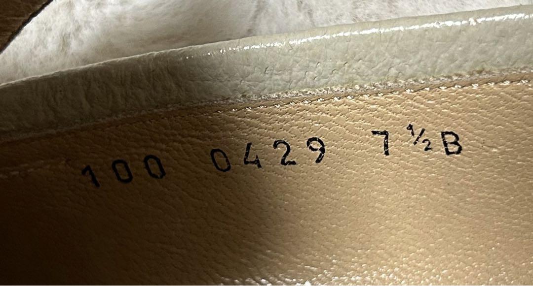 GUCCI/グッチ/ホースビットローファー/size7.5/ベージュ
