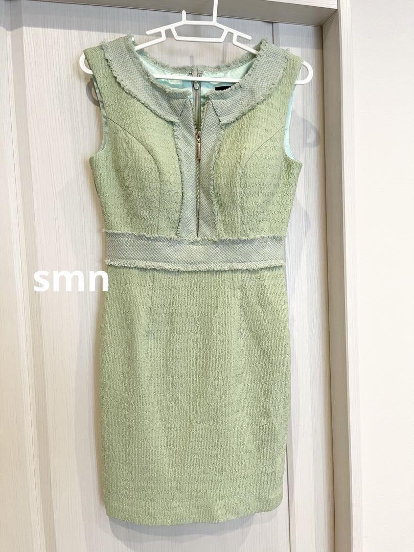 robe de fleurs ツイード　キャバドレス　M
