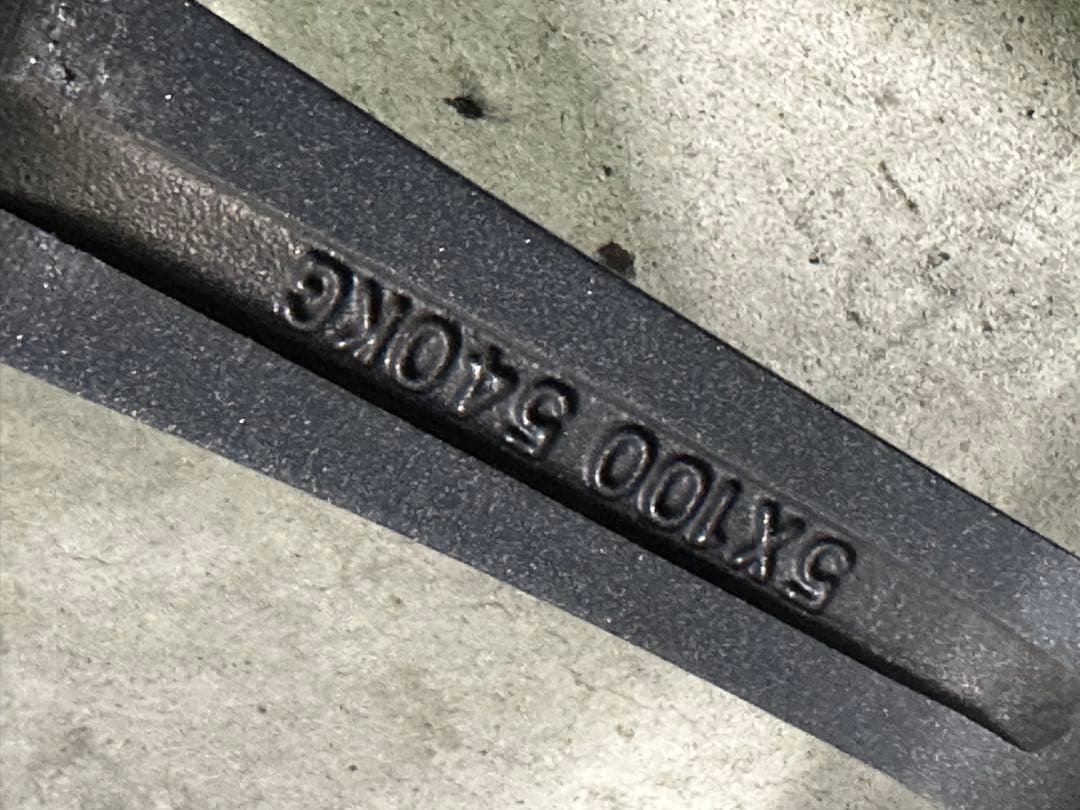 送料無料 225/65R17ハリアーから取外 17インチ社外アルミセット 送料無料 225/65R17ハリアーから取外 17インチ社外アルミセット