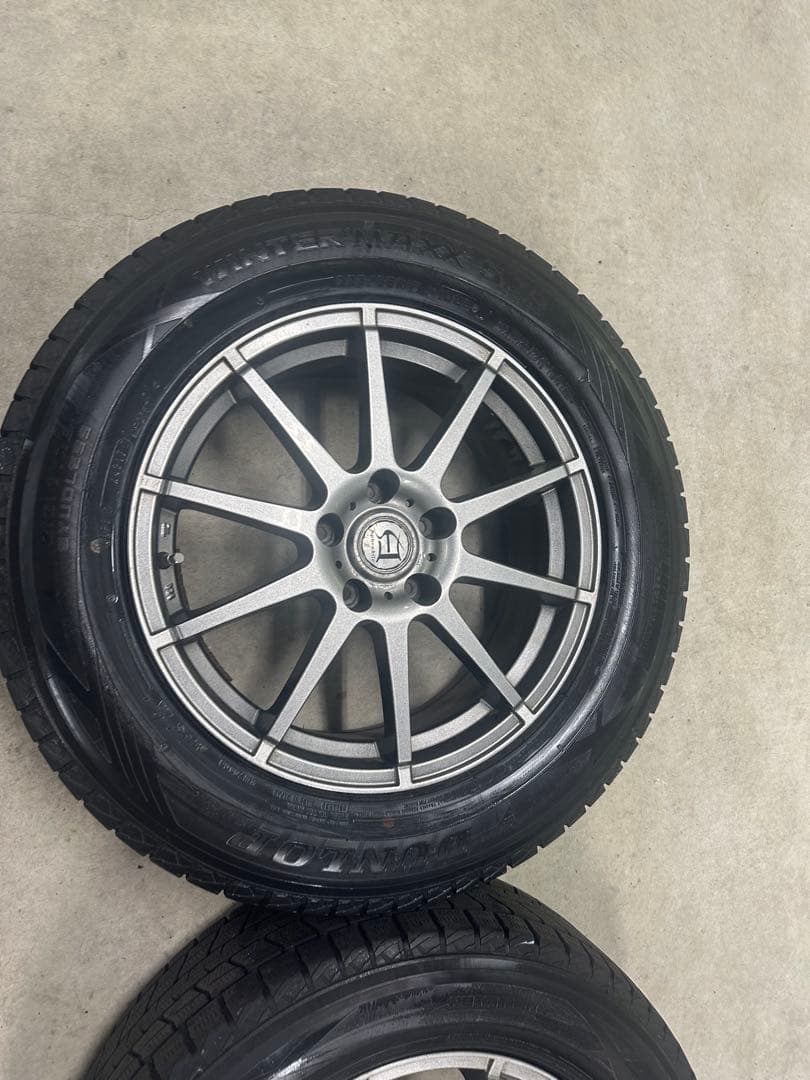 送料無料 225/65R17ハリアーから取外 17インチ社外アルミセット 送料無料 225/65R17ハリアーから取外 17インチ社外アルミセット