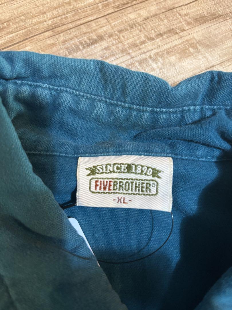 90s 　FIVE BROTHER　ビンテージ　ワークシャツ