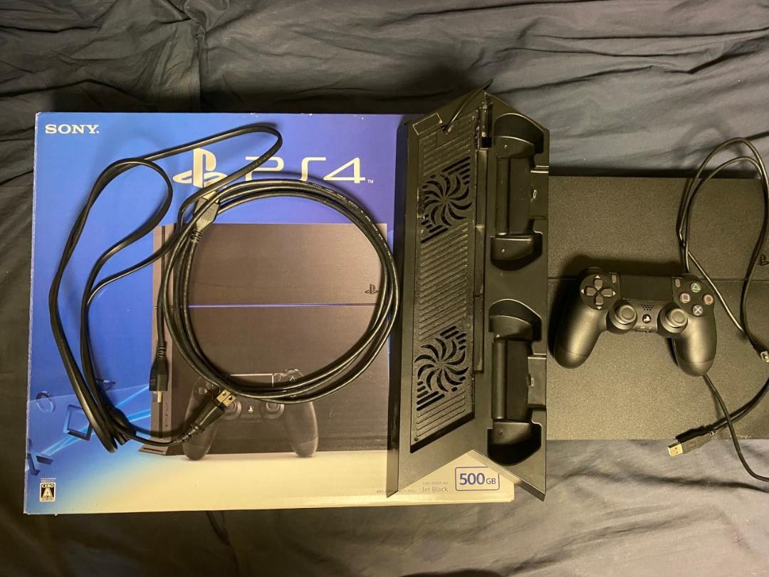 SONY 本体 CUH-1200A PS4 コントローラー ソフト7本
