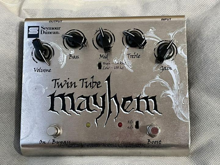 【値引き可】【絶版】真空管エフェクター　「メイヘム」ダンカン