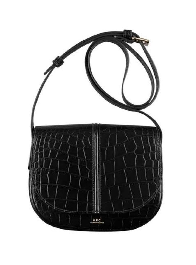 APC アーペーセー ベティバッグ クロコ ショルダーバッグ