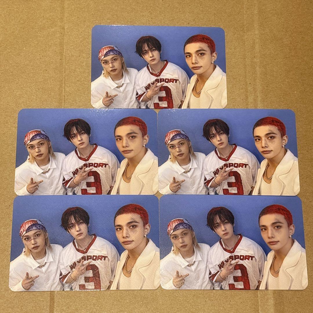 ヒョンジン　リノ　フィリックス　トレカ　5枚　ポップアップ　KARMA スキズ