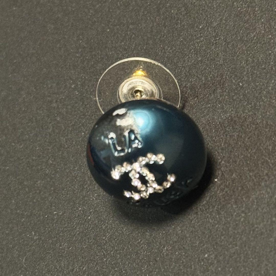 レア✨️CHANEL シャネル ラウンド ピアス LA ココ A19C