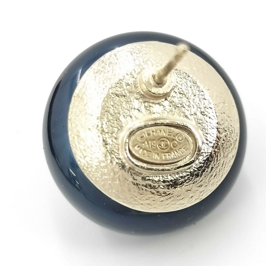 レア✨️CHANEL シャネル ラウンド ピアス LA ココ A19C